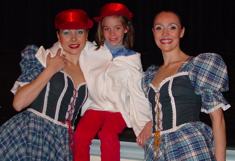 Krista with Russian Dancers